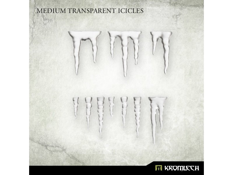 Kromlech Medium Transparent Icicles (10)