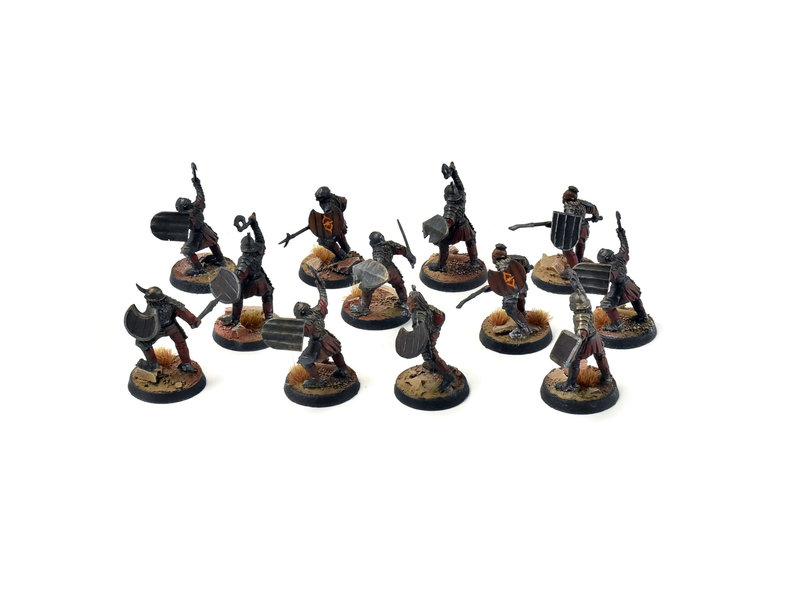 Games Workshop LOTR 12 Morannon Orcs #1 WELL PAINTED