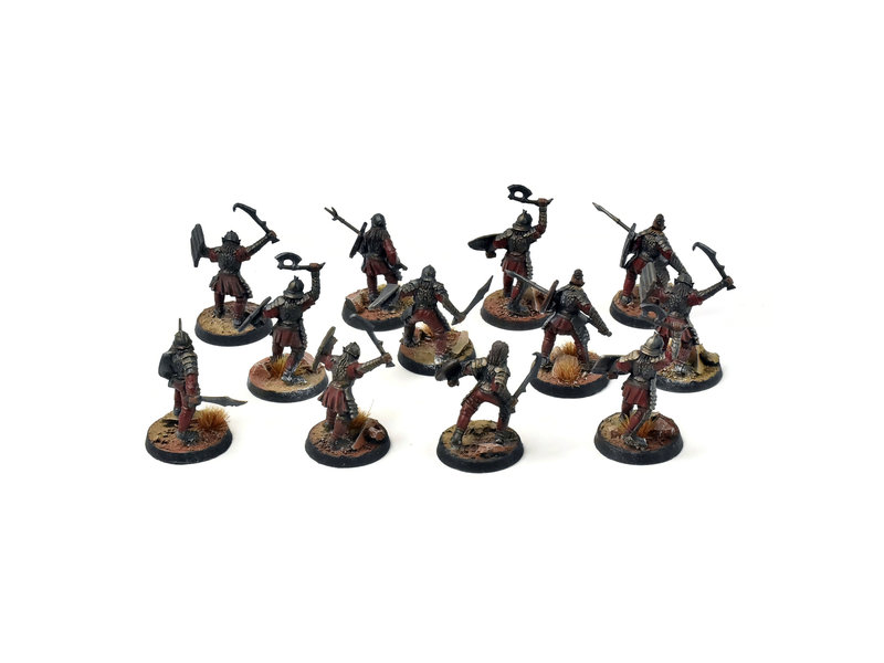 Games Workshop LOTR 12 Morannon Orcs #1 WELL PAINTED