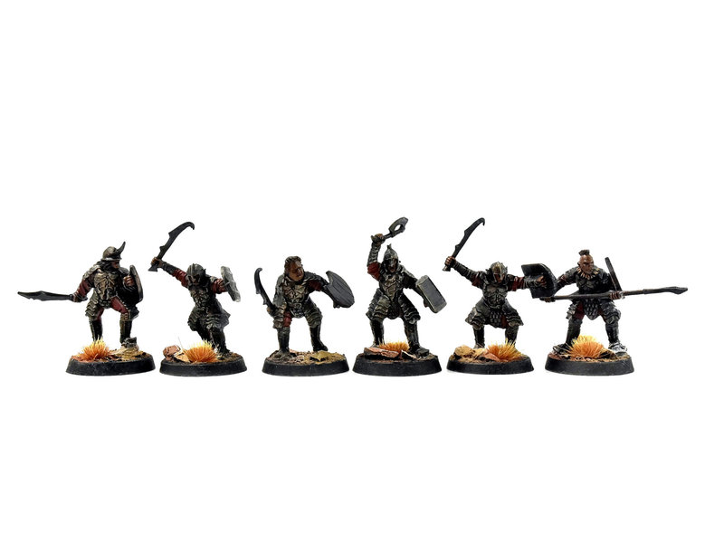 Games Workshop LOTR 12 Morannon Orcs #1 WELL PAINTED