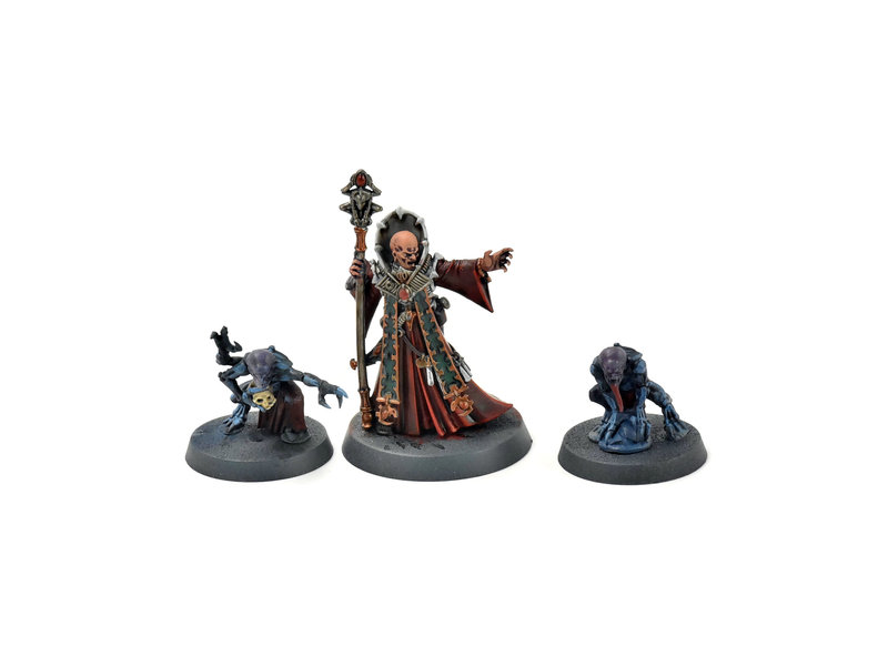 Games Workshop GENESTEALER CULTS Magus with Familiars #1 WELL PAINTED 40K broodcoven