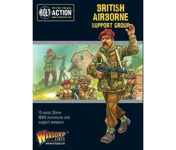 Bolt Action British Airborne Support Group (Hq, Mortar & Mmg)