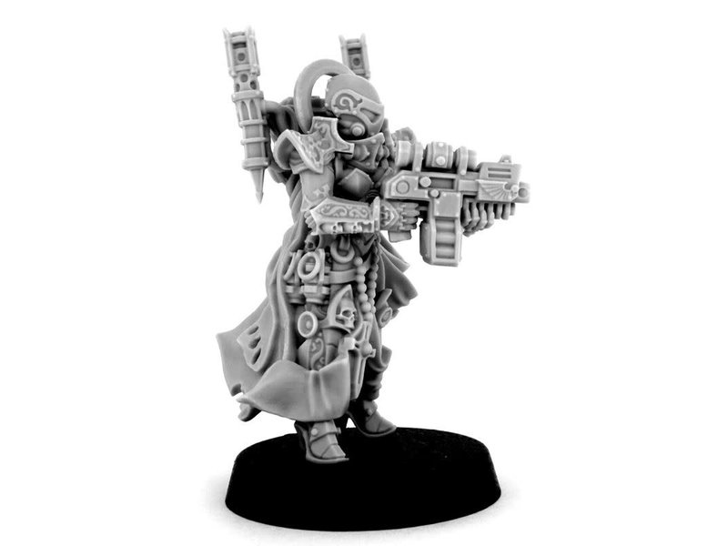 Grim Skull Emperor Sister With Storm Boltgun