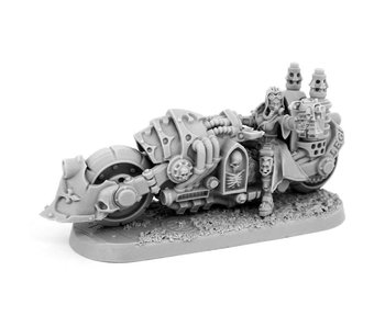 Heresy Hunter Female Inquisitor With Deathcruiser Bike