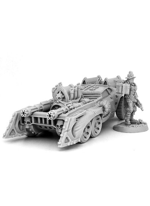 Heresy Hunter Female Inquisitor With Battle Car