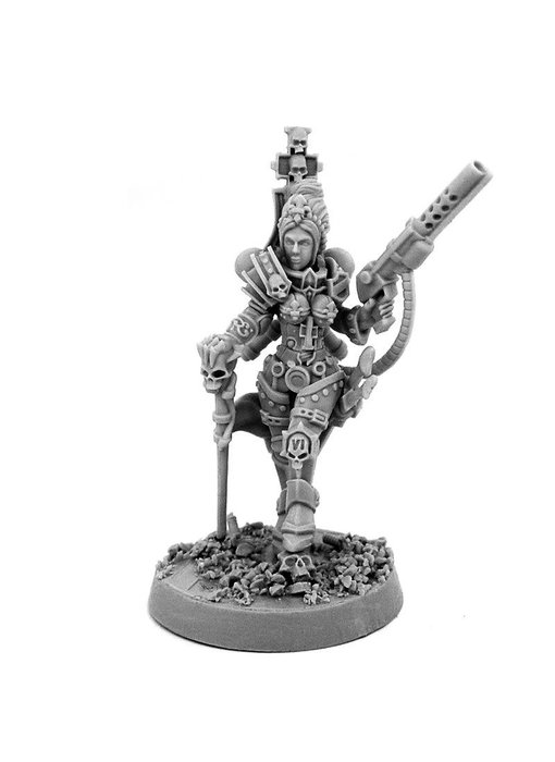 Heresy Hunter Female Inquisitor With Flamer
