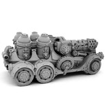 Grim Skull Heresy Hunter Female Arbitrator With Flamer Car