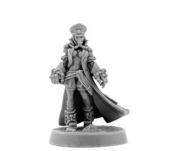Imperial Female Commissar With Fists Of Power (Pin-Up)