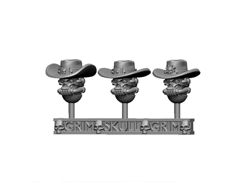 Grim Skull Mechanic Adept Head Set Mk-III (3U)