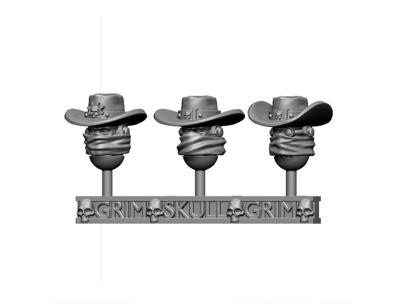 Grim Skull Mechanic Adept Head Set Mk-IV (3U)