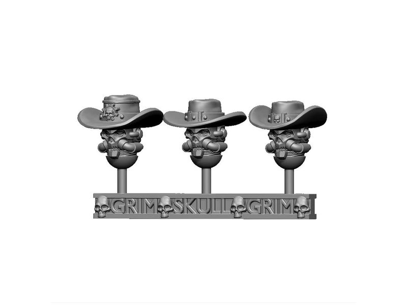 Grim Skull Mechanic Adept Head Set Mk-V (3U)