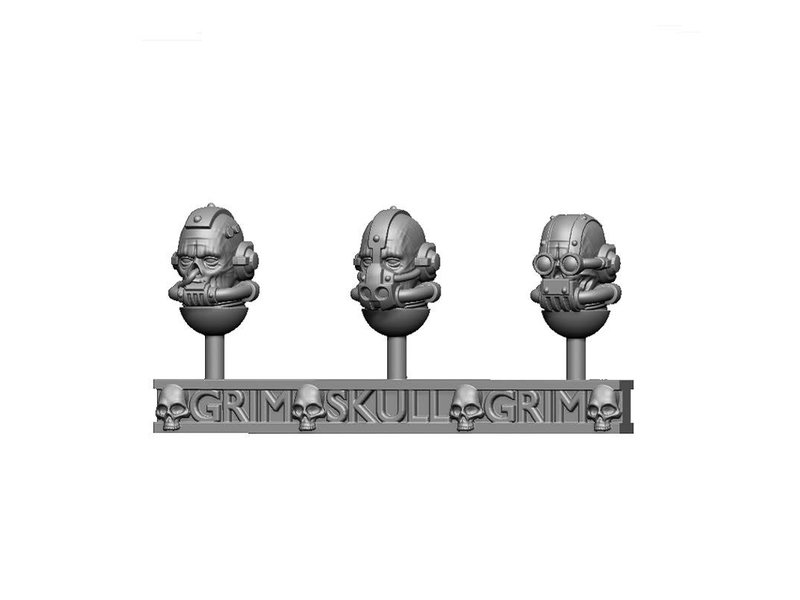 Grim Skull Mechanic Adept Head Set Mk-X (3U)
