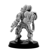 Grim Skull Mechanic Adept Battle Servitor With Heavy Melting Gun (HM)