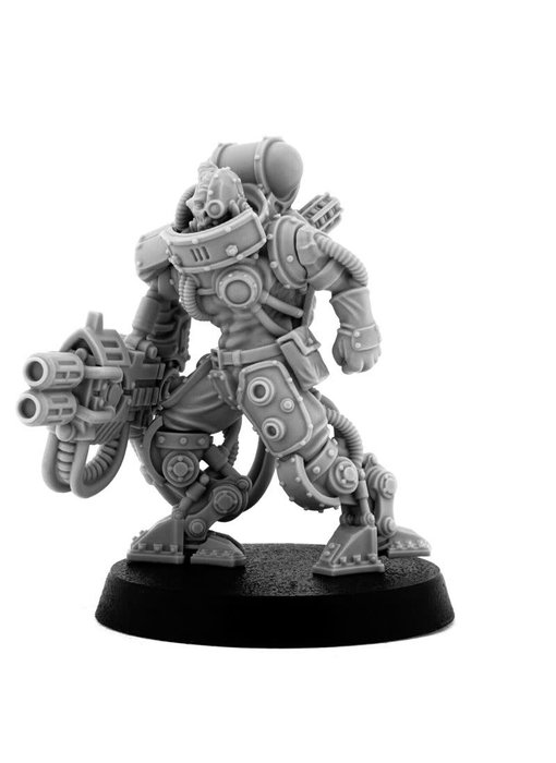Mechanic Adept Battle Servitor With Heavy Melting Gun (LM)