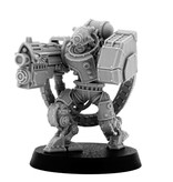 Grim Skull Mechanic Adept Battle Servitor With Heavy Boltgun (HM)