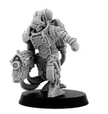 Grim Skull Mechanic Adept Battle Servitor With Heavy Boltgun (LM)