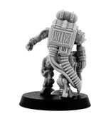 Grim Skull Mechanic Adept Battle Servitor With Heavy Boltgun (LM)