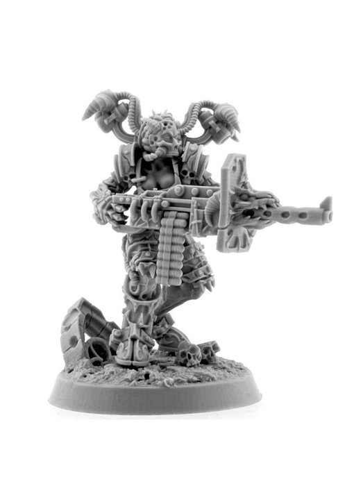 Chaos Possessed Cultist With Heavy Machine Gun