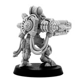Grim Skull Mechanic Adept Battle Servitor With Plasma Cannon (HM)