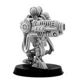 Grim Skull Mechanic Adept Battle Servitor With Plasma Cannon (HM)