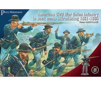 American Civil War Union Infantry In Sack Coats Skirmis...