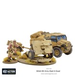 Warlord Games 8Th Army 25 Pounder Light Artillery Quad & Limber