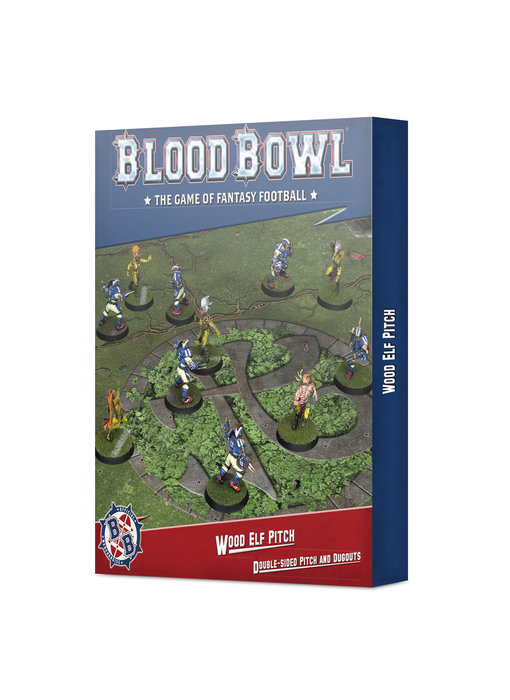 Blood Bowl - Wood Elf Pitch & Dugouts