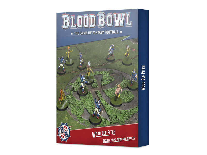 Games Workshop Blood Bowl - Wood Elf Pitch & Dugouts