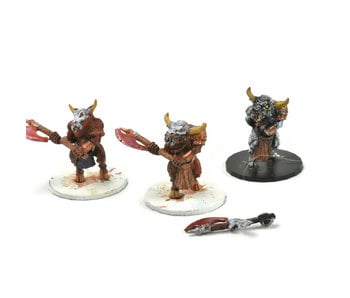 BEASTMEN 3 Minotaurs #1 OOP METAL Warhammer Fantasy