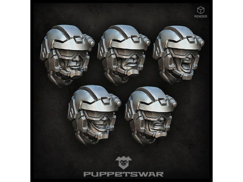 Puppetswar Puppetswar Shade Troopers Heads (S146)