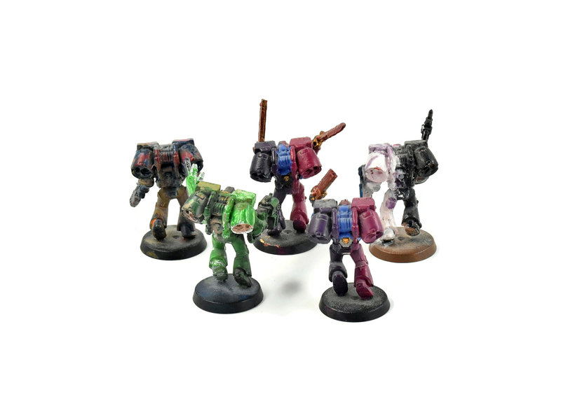 Games Workshop SPACE MARINES 5 Assault Marines Squad #1 Warhammer 40K