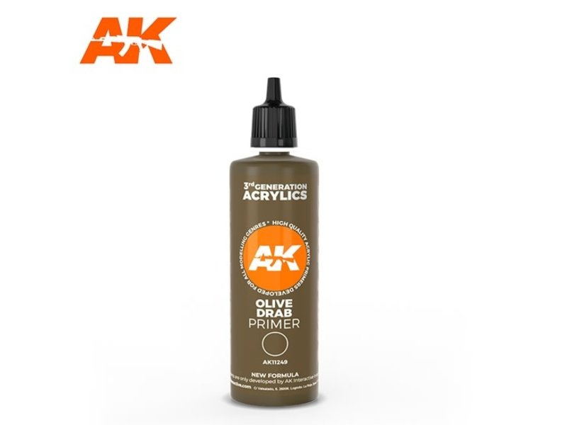 AK Interactive AK Interactive 3G Olive Drab Primer 100ml