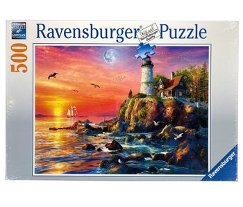 Ravensburger Lighthouse At Sunset 500Pcs Sun