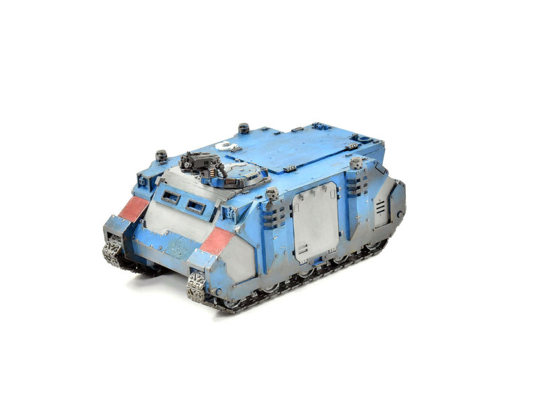 Games Workshop SPACE MARINES Rhino #2 ultramarines WELL PAINTED Warhammer 40K