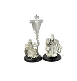 WARMACHINE Precursors Knight Officer & Standard #1 METAL Cygnar