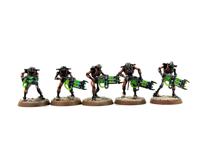 Games Workshop NECRONS 10 Warriors #5 WELL PAINTED Warhammer 40K