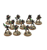 Games Workshop NECRONS 10 Warriors #1 WELL PAINTED Warhammer 40K