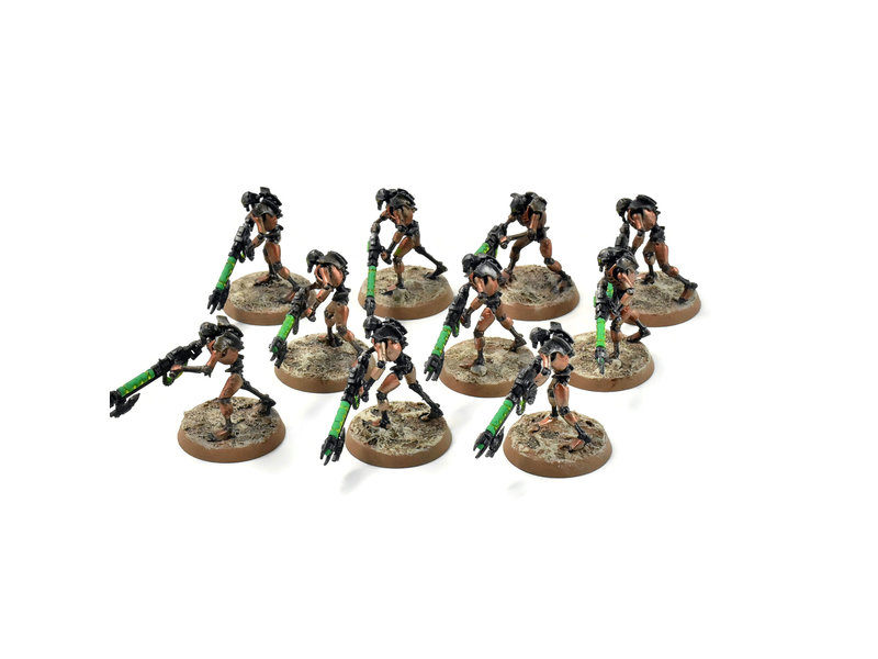 Games Workshop NECRONS 10 Warriors #4 WELL PAINTED Warhammer 40K