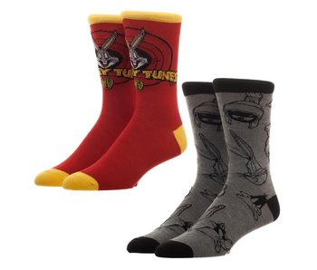 Looney Tunes - Men'S Casual Looney 2 Pair Socks