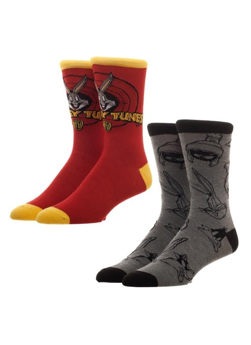 Looney Tunes - Men'S Casual Looney 2 Pair Socks