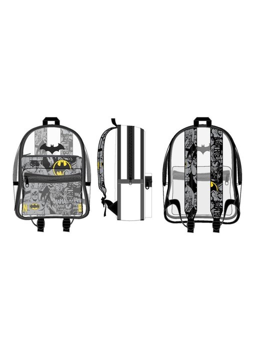 Batman - Clear Backpack With Aop Removable Pouch