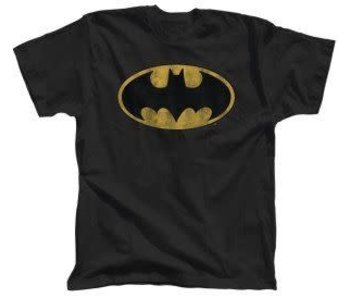 Batman - Logo Men'S Black Tee