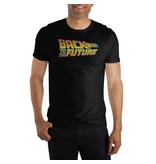 Bioworld Back To The Future - Basic Back To The Future Logo Mens Black Tee