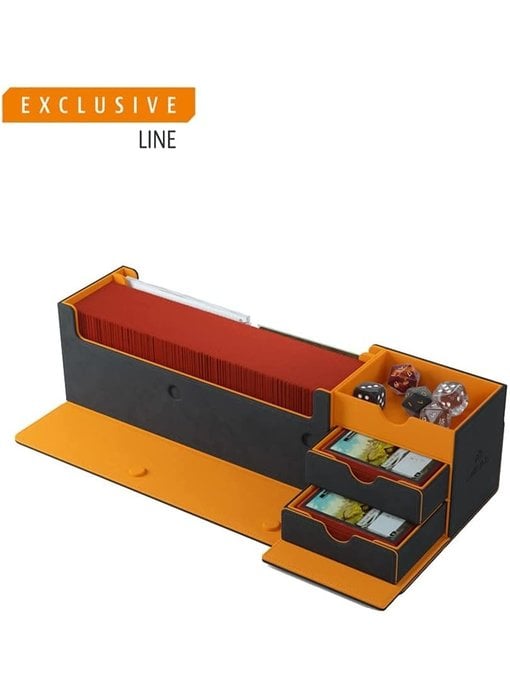 Deck Box - Cards Lair 400+ Exclusive Black and Orange