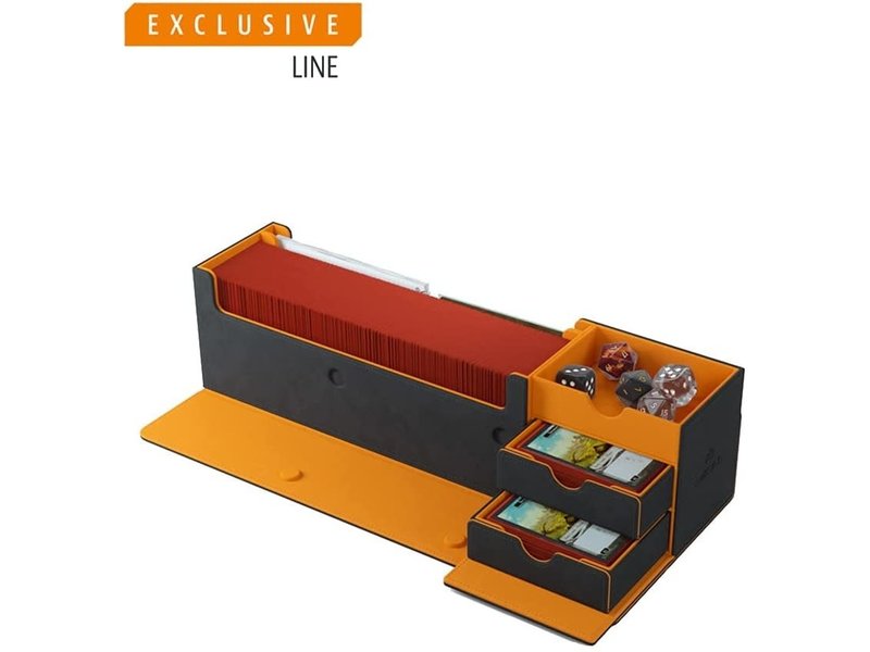 Gamegenic Deck Box - Cards Lair 400+ Exclusive Black and Orange