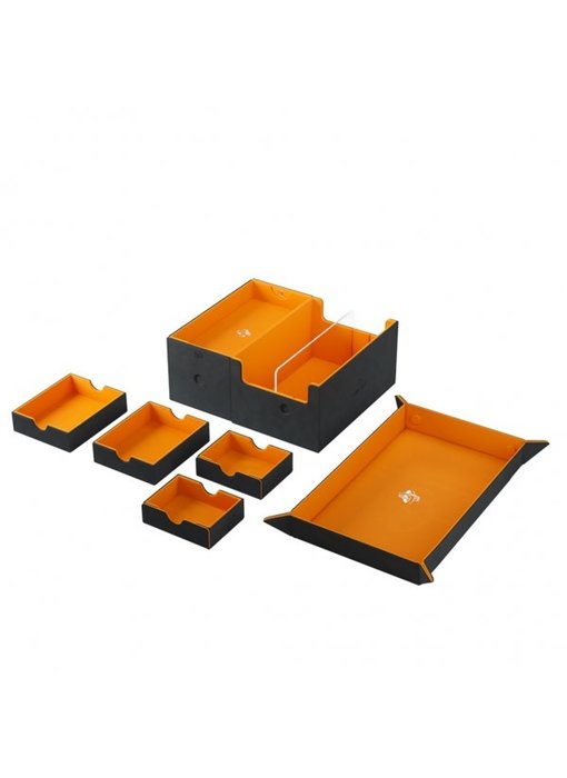 Deck Box - Games Lair Black/Orange (600ct)