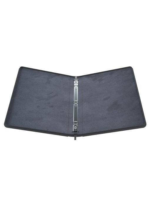 Zip-Up Ring Binder - Black Slim