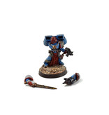 Games Workshop SPACE MARINES Captain #7 METAL WELL PAINTED  40K magnetized arms