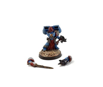 SPACE MARINES Captain #7 METAL WELL PAINTED  40K magnetized arms