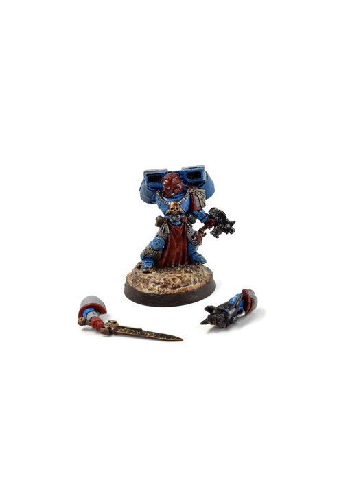 SPACE MARINES Captain #7 METAL WELL PAINTED  40K magnetized arms